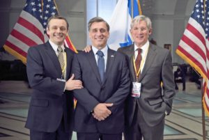 Michael Sheen as Philip Cohen, Lior Ashkenazi as Micha Eshel, and Richard Gere as Norman Oppenheimer.