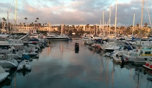 The dining room and view from BALEEN.
